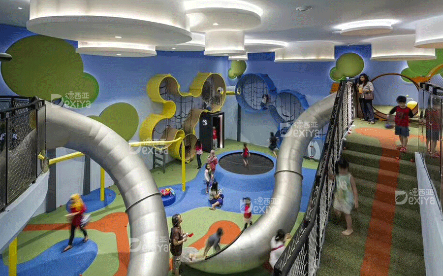 室内儿童乐园-无动力游戏区-定制室内游乐设备-德西亚游乐
