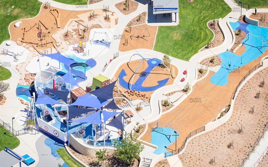 户外游乐场方案-无动力乐园规划-儿童亲子区设计-德西亚游乐